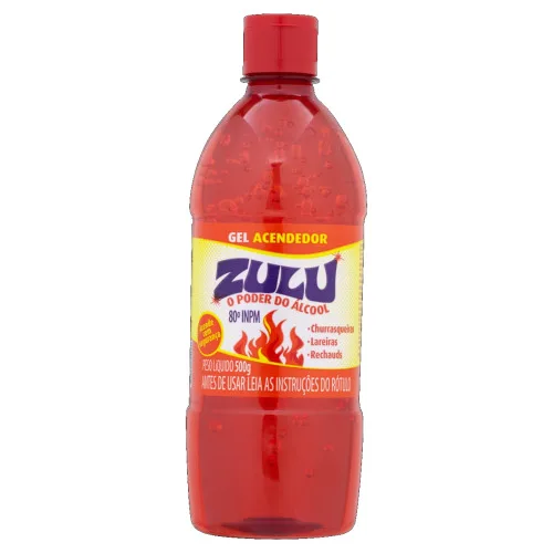 Alcool Gel Zulu Acendedor - ZULU