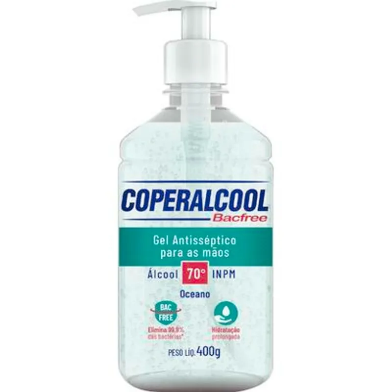 Desinfetante Álcool em Gel Coperalcool Oceano 70ºINPM 400g