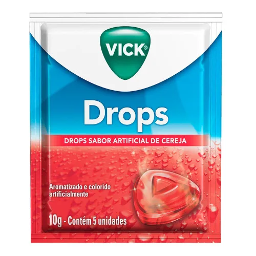Vick Pastilha Sabor Cereja C/ 0 5 - VICK - Mercearia