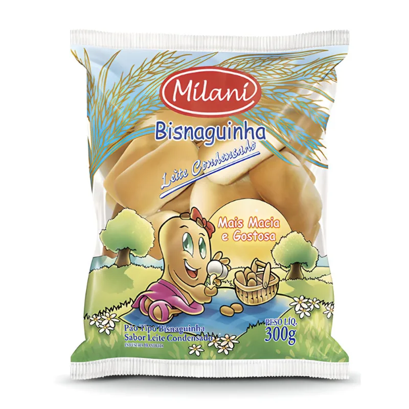 Bisnaguinha Milani Leite Condensado 250g