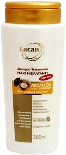 Lacan Argan Oil Shampoo R 7102 Max Hidr - LACAN - Higiene E Beleza