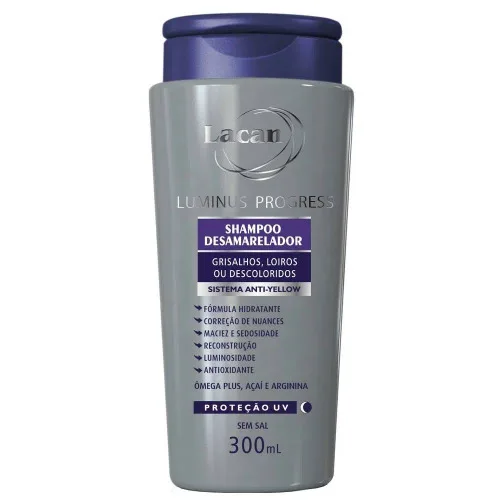 Lacan Luminus Shampoo R.7200 Desamarelador - LACAN - Higiene E Beleza