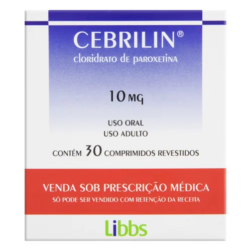 CEBRILIN 10MG LIBBS CAIXA 30 COMPRIMIDOS REVESTIDOS - N/A