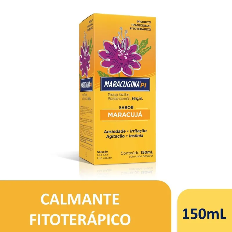 Maracugina PI 84mg/ml Sabor Maracujá Solução 150ml + Copo Dosador - Maracugina - Medicamentos E Saúde