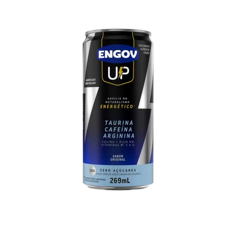 Energético Engov UP Zero Açúcar Sabor Original 269ml - Engov - Conveniencia