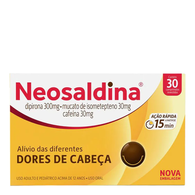 NEOSALDINA C/30 DRG-REFERENCIA - Neosaldina - Remédios