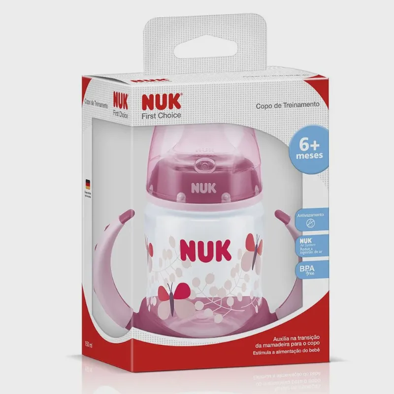 Copo Nuk Treinamento First Choice 6 Meses Girls 150ml
