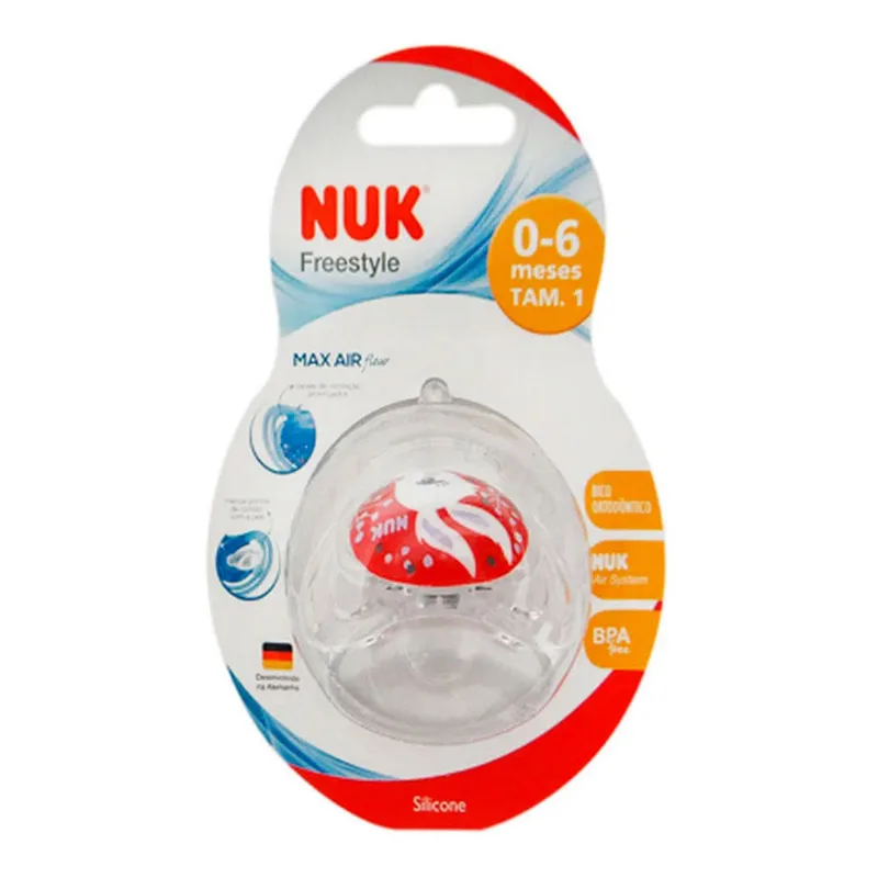 Chupeta Nuk Free Style Girl Tamanho 1