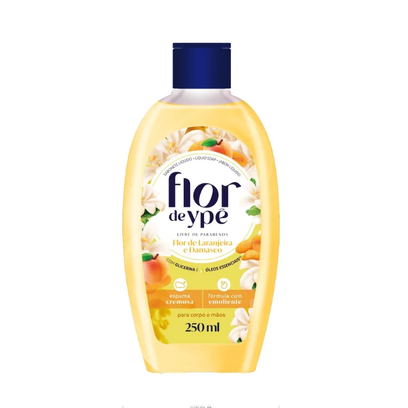 Sabonete Líquido Flor de Ypê Flor de Laranjeira e Damansco 250ml