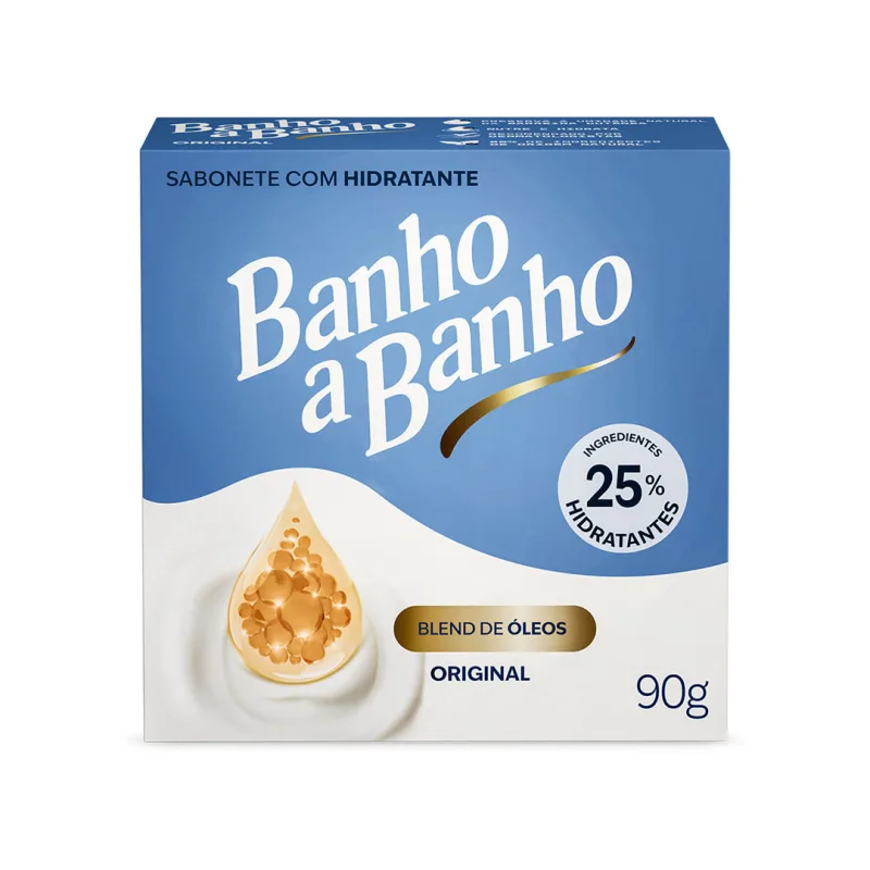 Sabonete em Barra Banho a Banho Original Blend de Óleos 90g - BANHO A BANHO - Higiene E Cuidados Pessoais