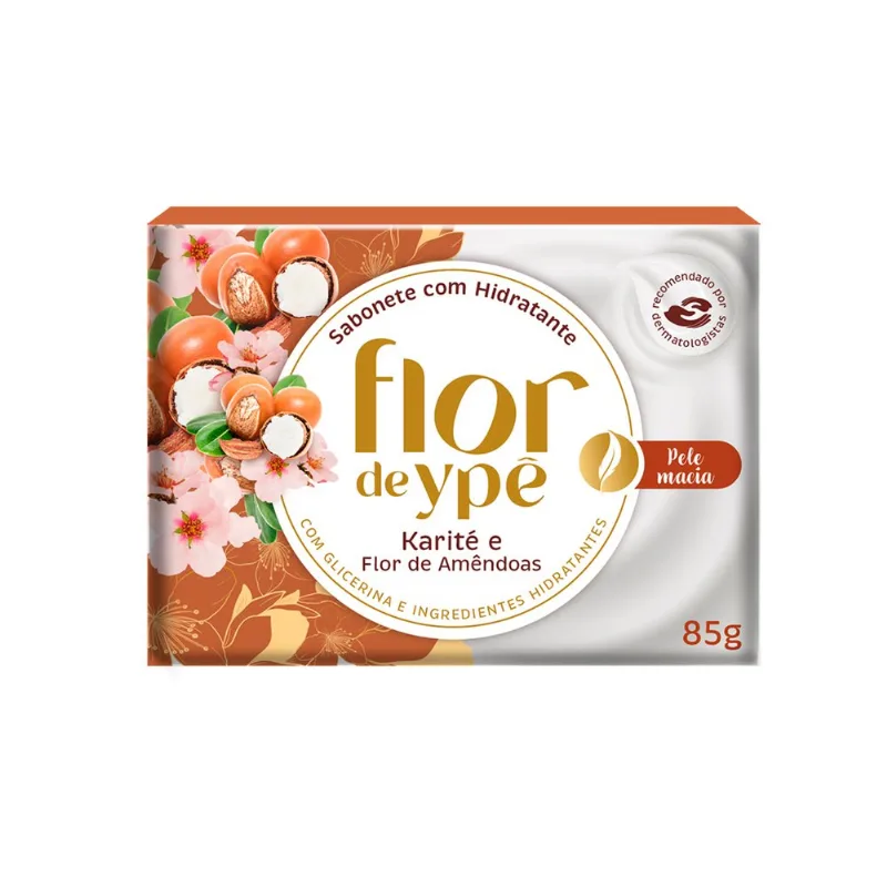 Sabonete Hidratante Karité e Flor de Amêndoas Flor de Ypê 85g
