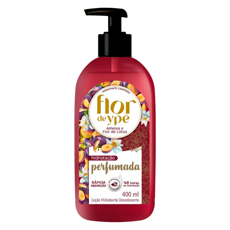Hidratante Corporal Ameixa e Flor de Lótus Flor de Ypê 400ml
