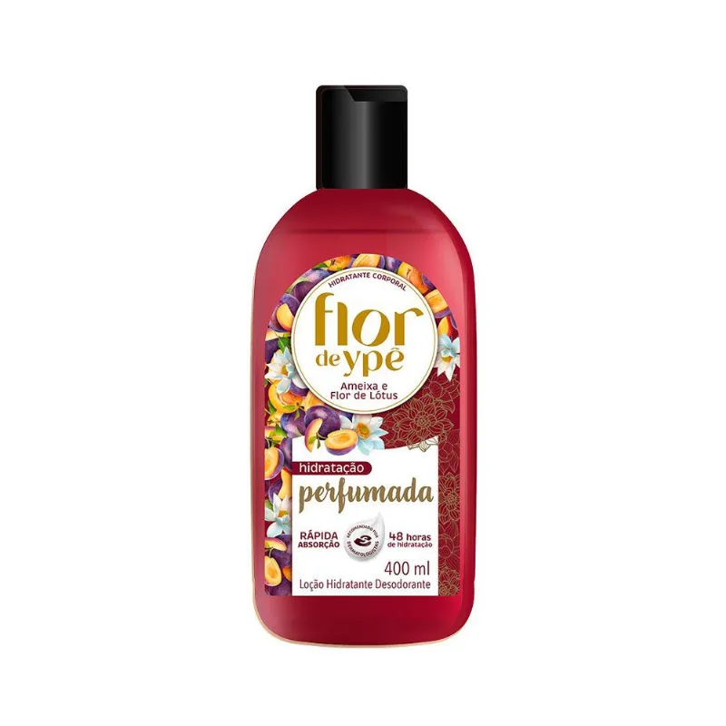 Hidratante Corporal Flor de Ypê Ameixa e Flor de Lótus Fliptop 400ml