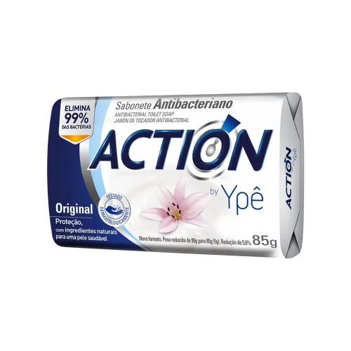 SABONETE ANTIBACTERIANO ACTION YPÊ ORIGINAL 85G - YPÊ
