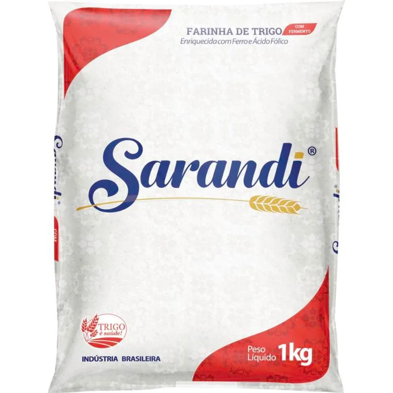 Farinha de Trigo Sarandi Com fermento 1kg
