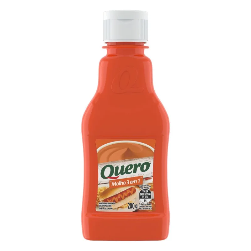 Molho 3 em 1 Quero Squeeze 200g