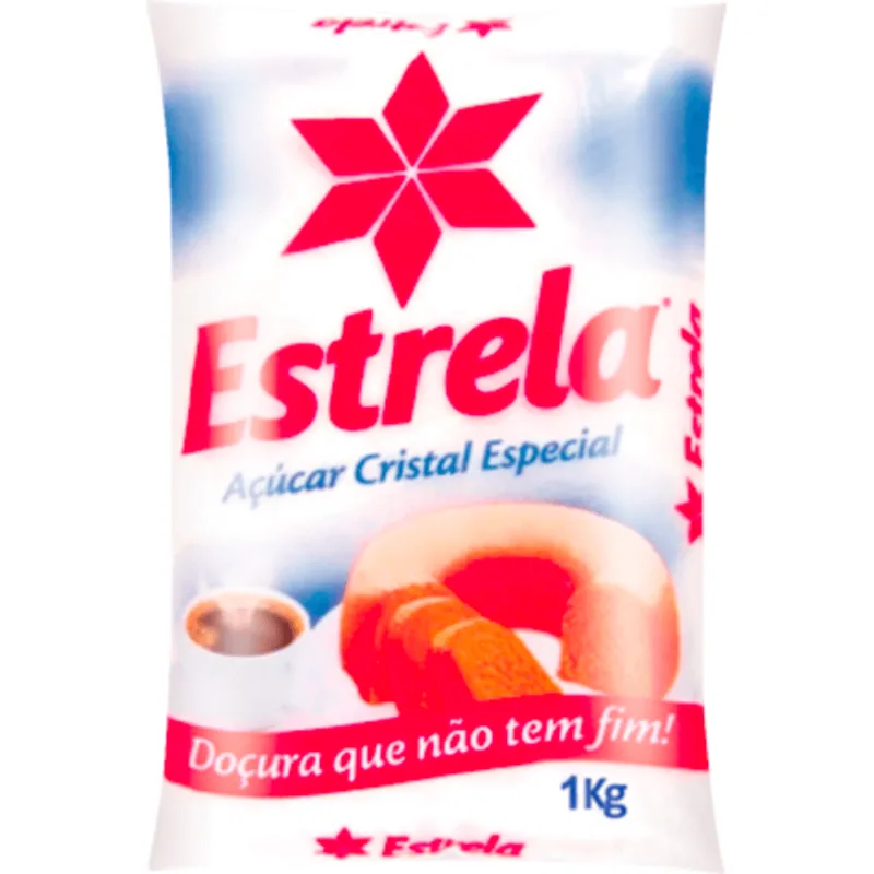 Açúcar Estrela Cristal 1kg
