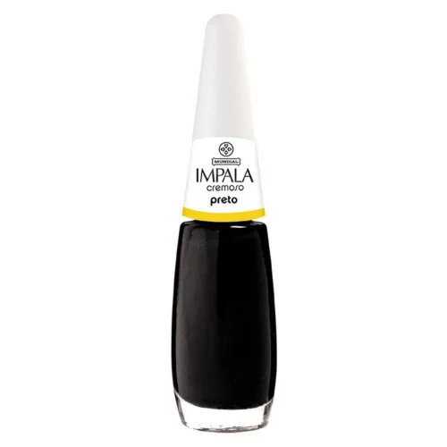 Esmalte Cremoso Preto 7.5ml Impala - IMPALA - Higiene E Beleza