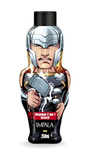 Shampoo Infantil Avangers Thor 2x1 250ml Impala - IMPALA COSMETICOS - Higiene E Beleza