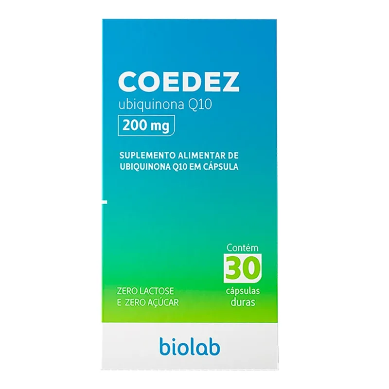 Suplemento Alimentar Coedez Biolab 30 Cápsulas - Biolab - Suplemento Alimentar