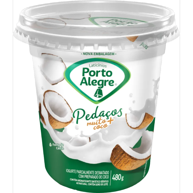 Iogurte de Coco Porto Alegre Pote 480g