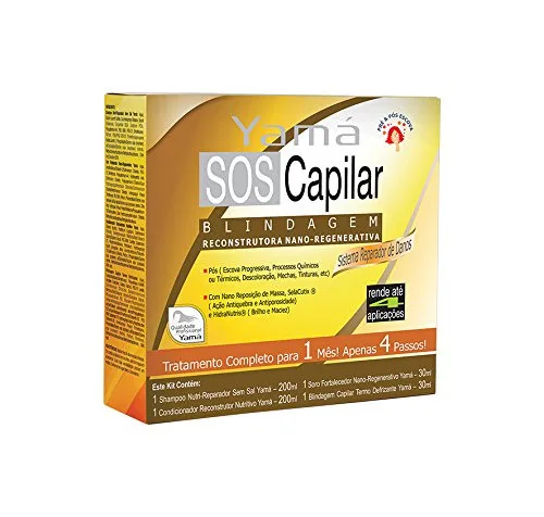 Yama Kit S O S Blindagem Capilar - YAMÁ - Higiene E Beleza