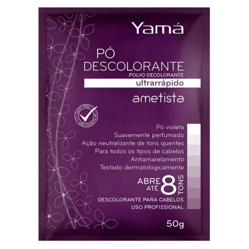 Po Descolorante Yama Ametista 50gr - YAMÁ - Higiene E Beleza