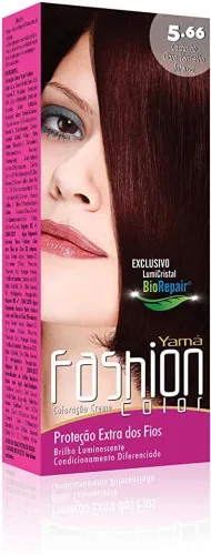 Mini Kit Tint Yama Fashion 5.66 Cast Cl Verm - YAMÁ - Higiene E Beleza