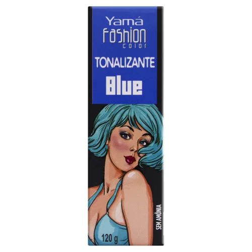 Yama Fashion Color Tonaliz 120g Blue - YAMÁ - Higiene E Beleza