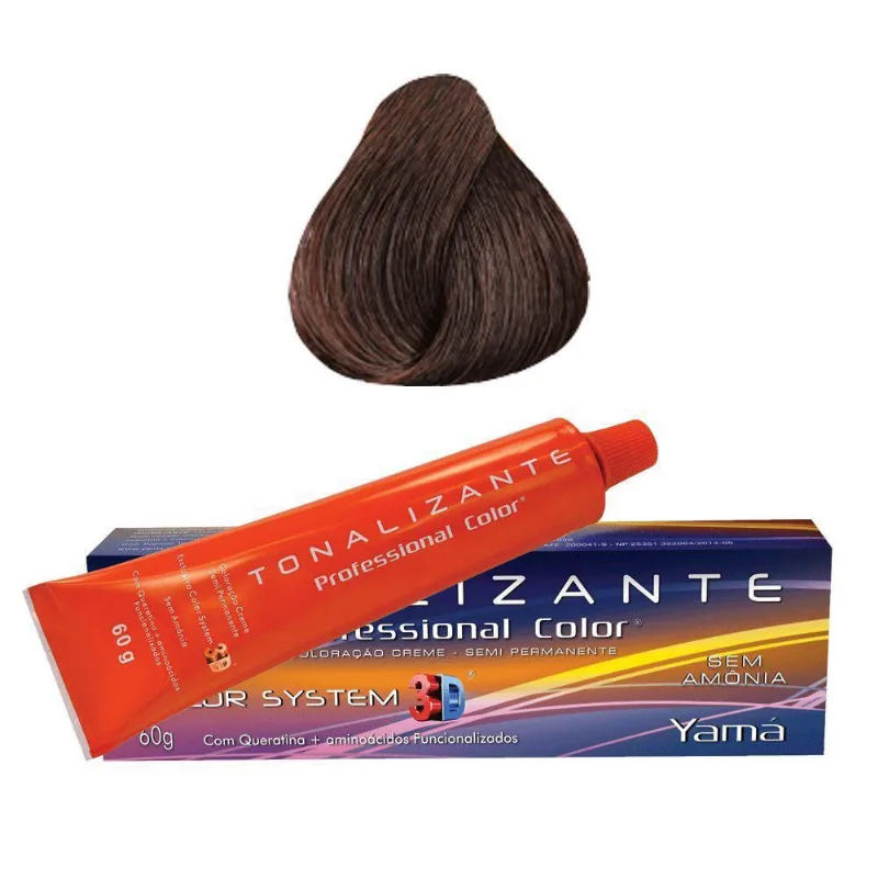 Tonalizante Professional Color n. 3.0 Castanho Escuro - Yamá