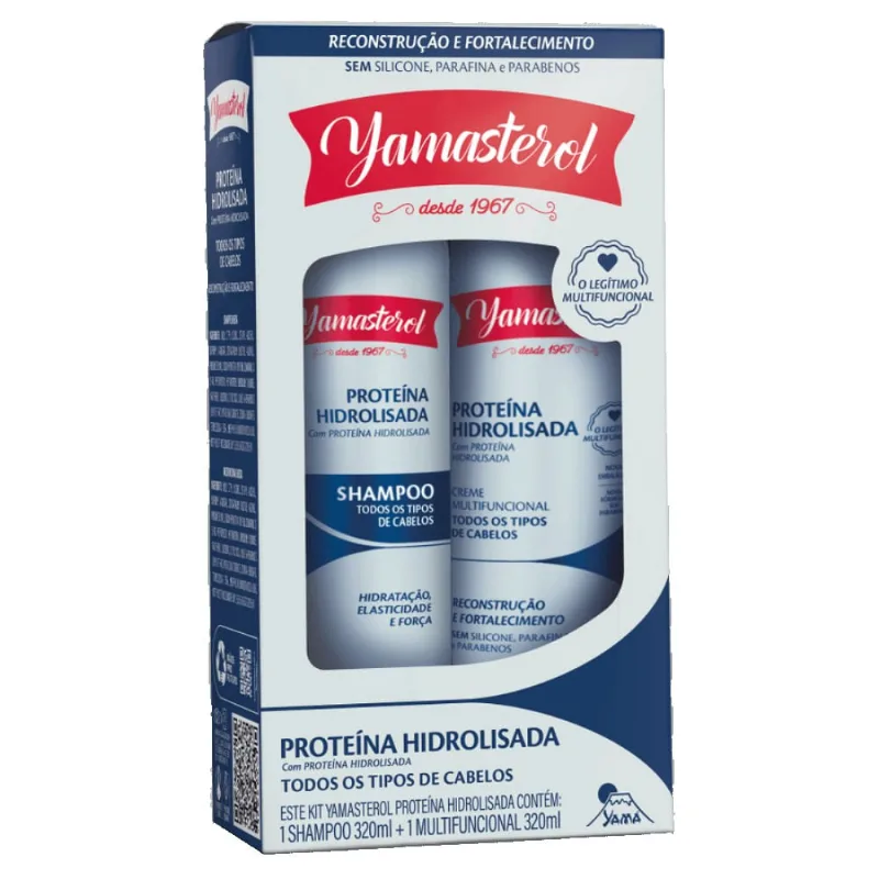 Kit Yamasterol Hidrolisada Shampoo + Multifuncional 320ml