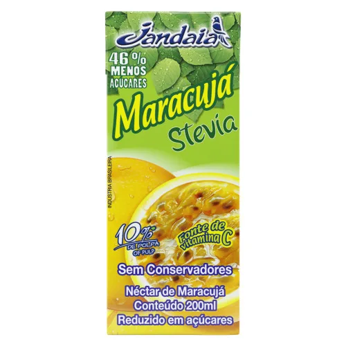 Néctar Maracujá Jandaia Caixa 200ml - JANDAIA