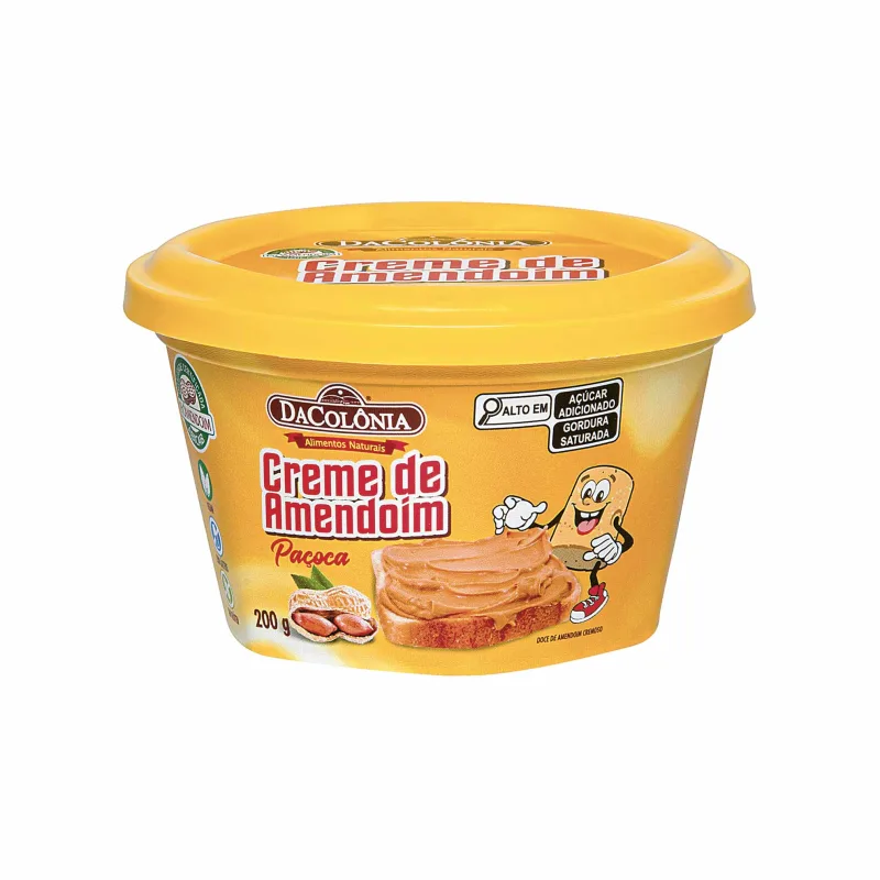 Creme de Amendoim Paçoca DaColônia 200g - DaColônia - Mercearia
