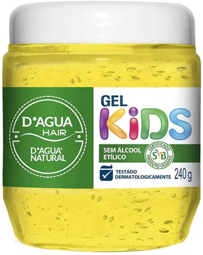 Gel Cab Inf Dagua Nat Kids - DÁGUA NATURAL - Higiene E Beleza