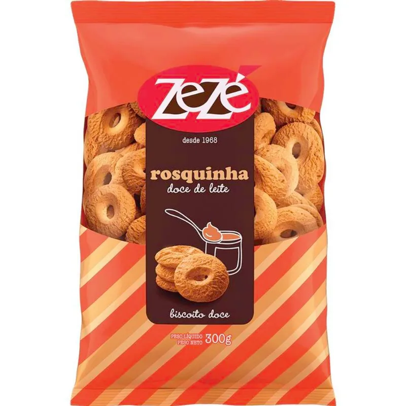 Biscoito Rosquinha Zezé Doce de Leite 300g