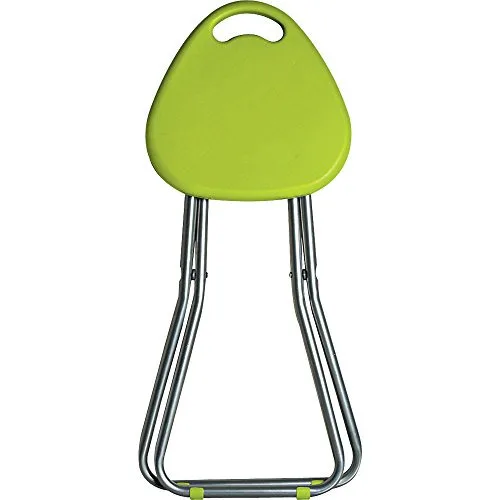 Banqueta Secalux Prata Assento Verde - SECALUX