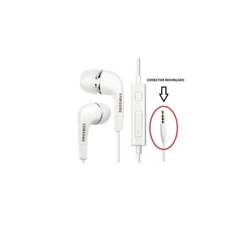 Fone De Ouvido Samsung Intra Auricular Branco Original
