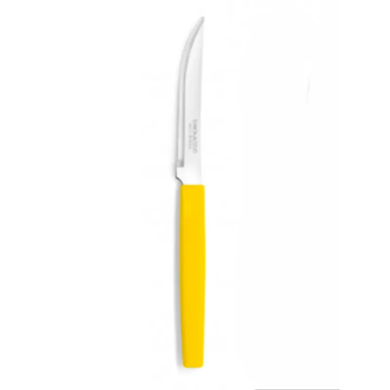 UD FACA DE MESA SIMONAGGIO AMARELA UNID. - SIMONAGGIO - Cutelaria