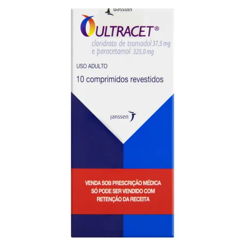ULTRACET JANSSEN CAIXA 10 COMPRIMIDOS REVESTIDOS - Ultracet - Medicamentos E Saúde