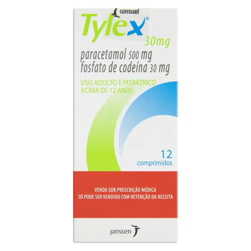 TYLEX 30MG C/12 CP