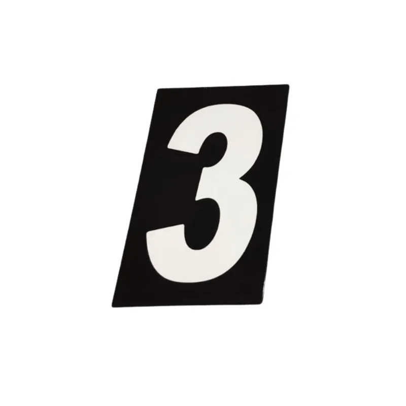 numero 3 pratico numeral prata - 2504