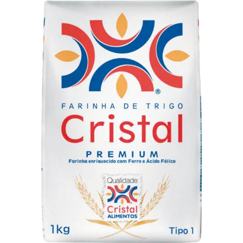 Farinha de Trigo Cristal Tipo 1 1kg
