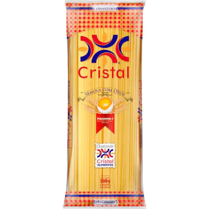 Macarrão com Ovos Cristal Espaguete 500g