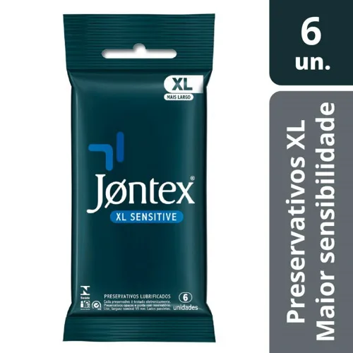 Preservativo Lubrificado Jontex C/6 Sensitive Unit - JONTEX