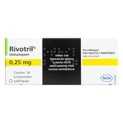 RIVOTRIL 0,25 MG 30 COMPRIMIDOS ROCHE