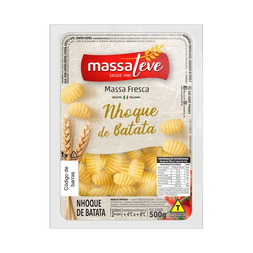 Nhoque M Leve - MASSA LEVE - Mercearia