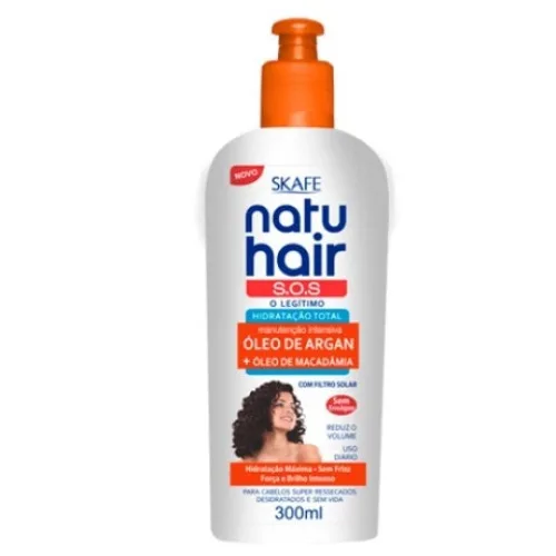 Shampoo Sos Natu Hair Argan - Higiene E Beleza