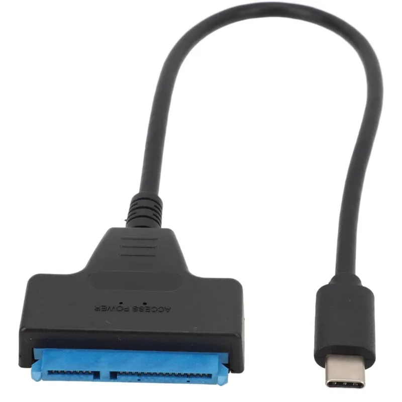 Adaptador Usb C Para Sata, Cabo Usb 3.1 Tipo C, Suporta Uasp 6gbps