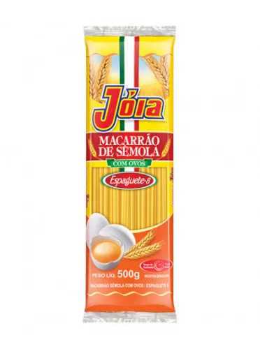 Macarrão Espaguete Ovos Jóia 500g - JOIA - Mercearia