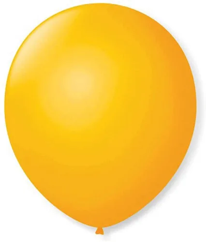 Balao 9 Liso Amarelo Sol C/50 Unidade Sao Roque C... - SÃO ROQUE - Infantil